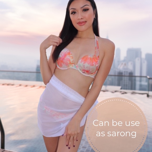 Embod Swimsuit Coverup Bikini Cover Up Sarong Wrap - Picture 3 of 7